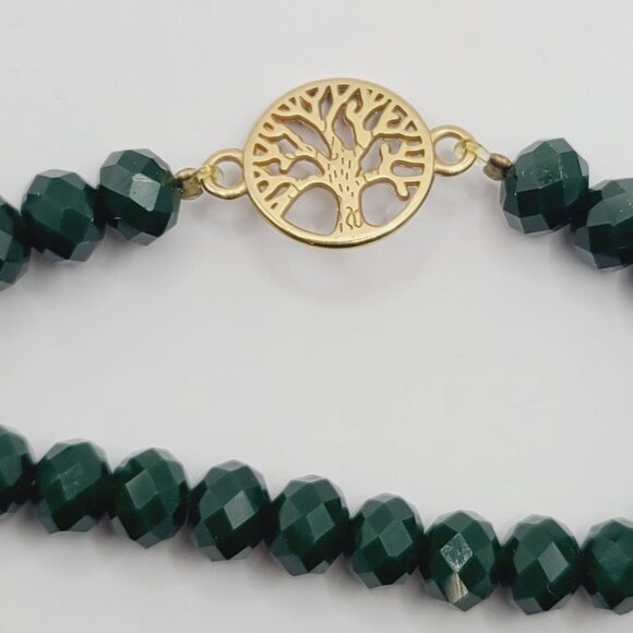 Bracelet Lot Enchant Silver Charm Resin Bead Tree Of Life and Magnet Closures - Picture 5 of 9